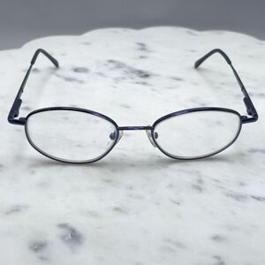 On-Guard OG-314N OG Z87-2 Blue Metal Full Rim Eyeglasses Frames Only 51-18-135
